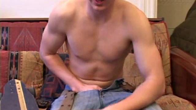 Naked Japanese guy strokes his cock and makes sure you see every move-go ahead, pretend you're not watching