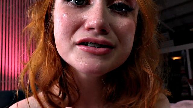 Curious 21yo redhead spoils BF in POV