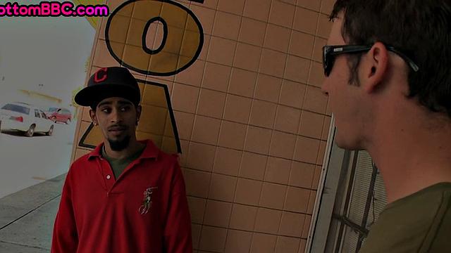 Skinny Black bottom fucked in ass for cash until cumshot