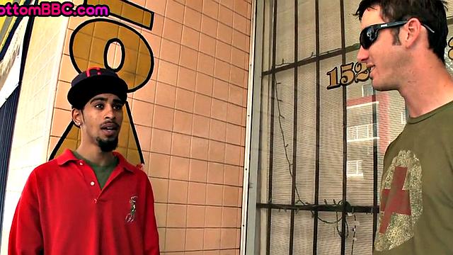 Skinny Black bottom fucked in ass for cash until cumshot