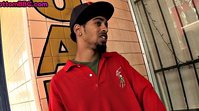 Skinny Black bottom fucked in ass for cash until cumshot