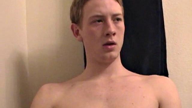 Sitting on the toilet, shirtless Corbin works his cock inside his pants. Then he tugs down his jeans and boxers before he's fully hard, which gives us the pleasure of watching him lube up and grow a stiffy.