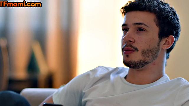 Busty stepmom sharing cock with petite Asian babe