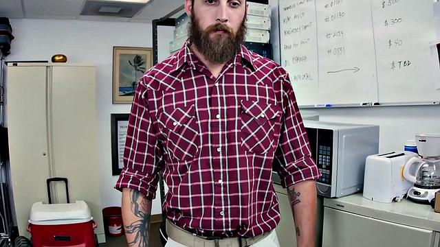 White gay smashed by big black cock in anal from behind