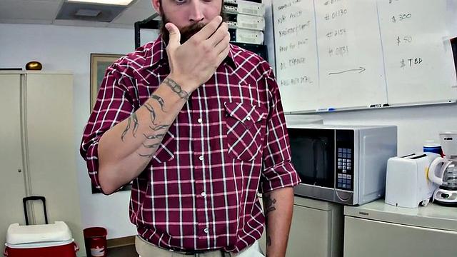 White gay smashed by big black cock in anal from behind