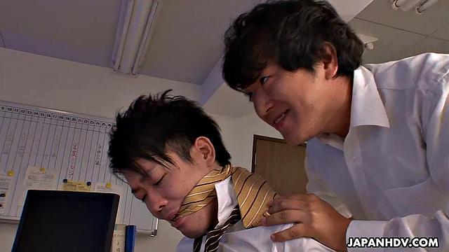 Adorable office lady fucked after work