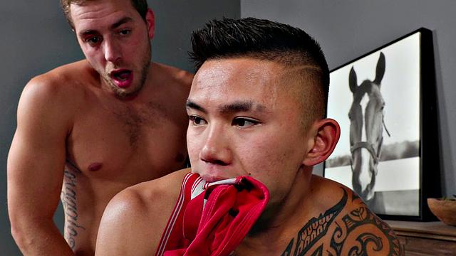 Sulky Latino Hunk Fucks BF During Phone Interview - Carter Woods, Damien Cruz - NextDoorStudios