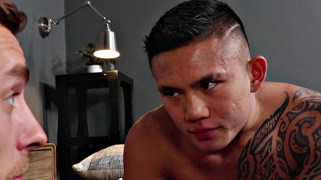 Sulky Latino Hunk Fucks BF During Phone Interview - Carter Woods, Damien Cruz - NextDoorStudios