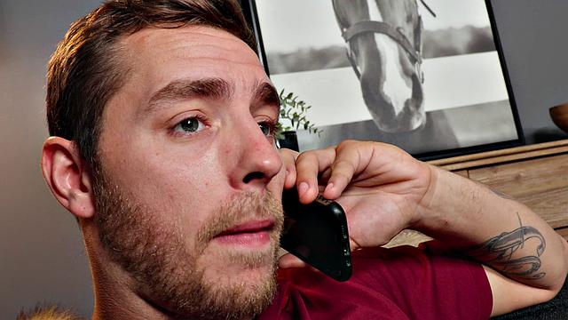 Sulky Latino Hunk Fucks BF During Phone Interview - Carter Woods, Damien Cruz - NextDoorStudios