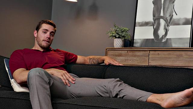 Sulky Latino Hunk Fucks BF During Phone Interview - Carter Woods, Damien Cruz - NextDoorStudios