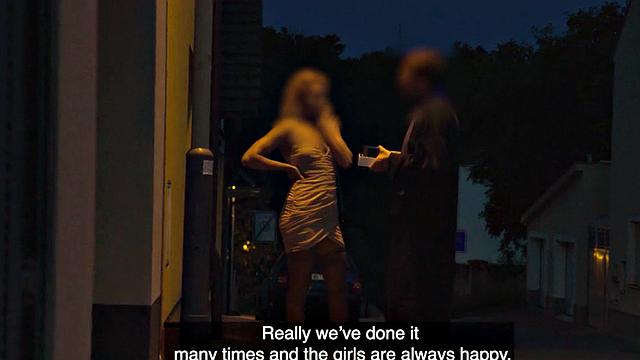 Hairy sinning bae pussyfuck with fake priest in back of van