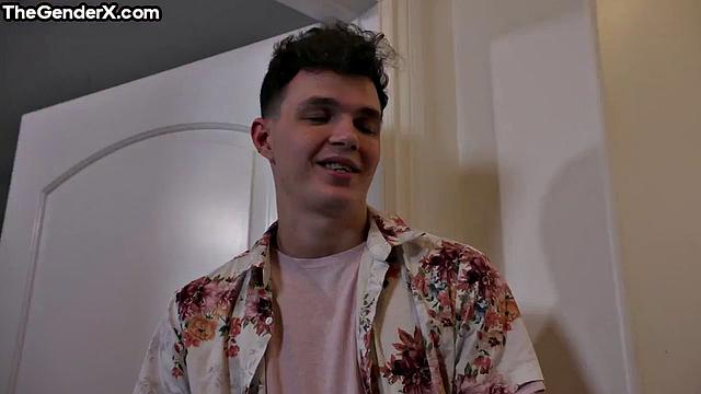 Naughty Trans babe gets destroyed