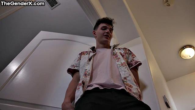 Naughty Trans babe gets destroyed