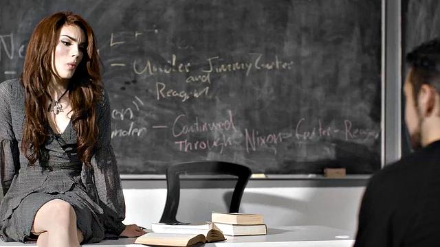 TRANSFIXED - College Jock Dante Colle Has Affair With Trans Teacher Ariel Demure