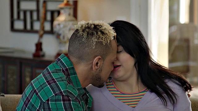 Bigbooty 21yo babe doggystyled in tight pussy by BFF