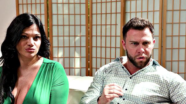 DEVILS FILM - Steamy Threesome With Hot Couple And Their Sexy Neighbor Vic