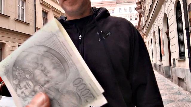 Str8 amateur Jock riding stranger's cock in POV for cash