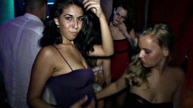 Hot MILF with small tits and a trimmed pussy always ready for a wild night of public fucking, doggystyle, and group sex