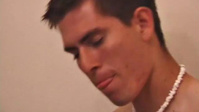 Veneco is another fresh-faced newbie, who makes a lasting first impression as he strips out of his clothes and really gets into jerking off in front of the camera. Veneco is eager and pumps out a nice load of warm cum.