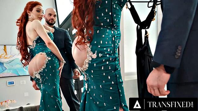 TRANSFIXED - Redhead Fashionista Ariel Demure Wants To Taste A Hung Designer's Dick
