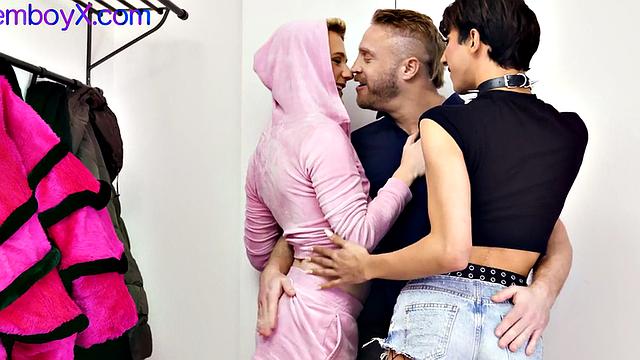 21yo femboys barebacked by dominant hunk