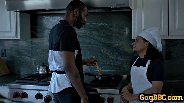 Cute Latino analfucked by horny BBC