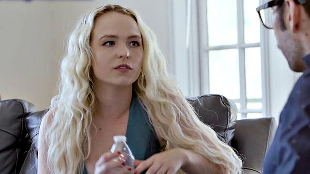 Greedy babe with medium boobs fucked in her hairy pussy