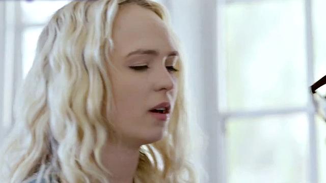 Greedy babe with medium boobs fucked in her hairy pussy