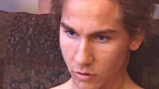 Brock Labelli drops to his knees and sucks a hard cock with intensity