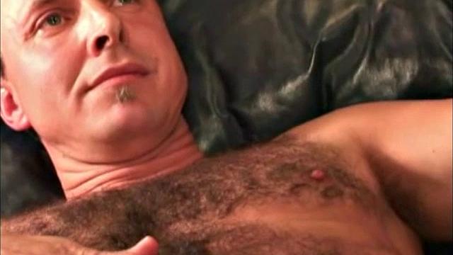 This tall, handsome and wonderfully built hairy man claimed, from the very beginning, he was straight. He also said he loves anal, although he's never had anal with another man.