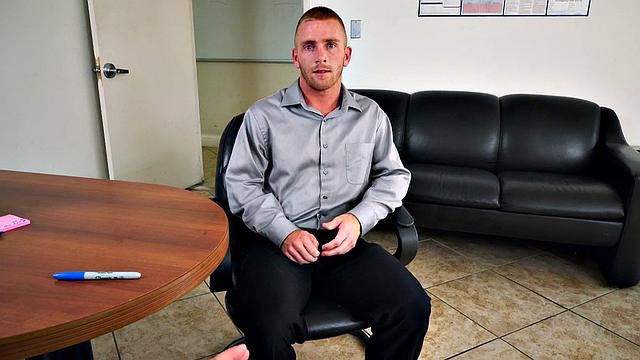 A hairy boss take control in the office and pound his employee's ass