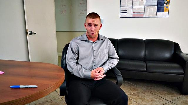 A hairy boss take control in the office and pound his employee's ass