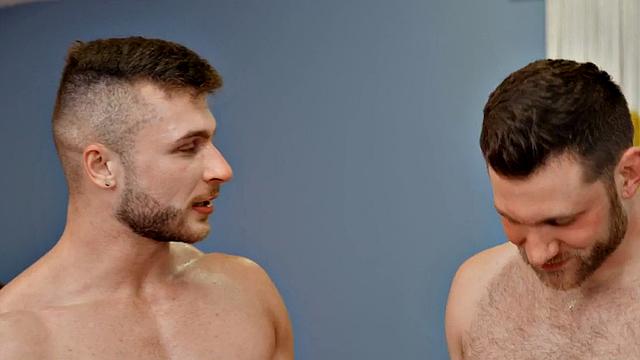 Eager jock barebacks cocksucking boyfriend in asshole at home