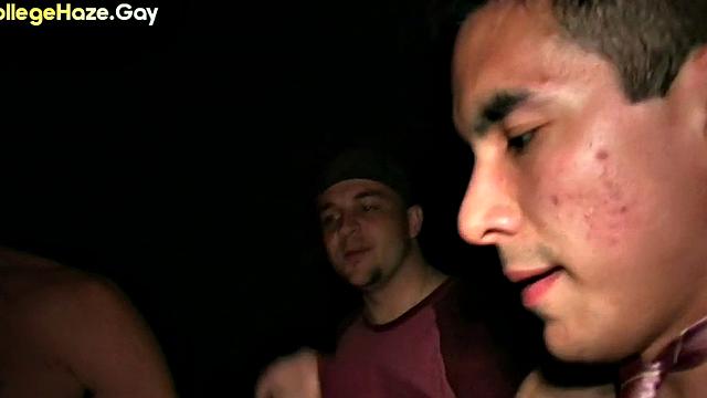 Stud sucks cock in car for fraternity entrance