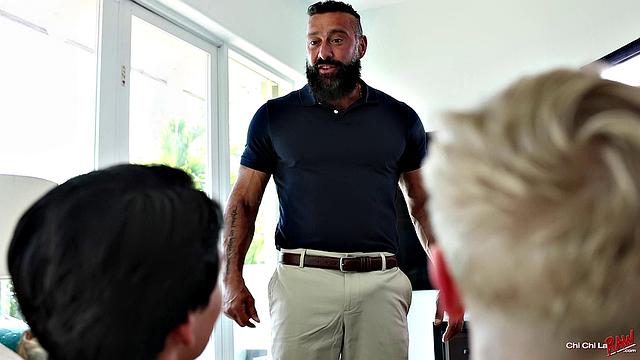 Dad Catches Them In the Act! - Alex Tikas, Aaron Perez & Jesse Stone
