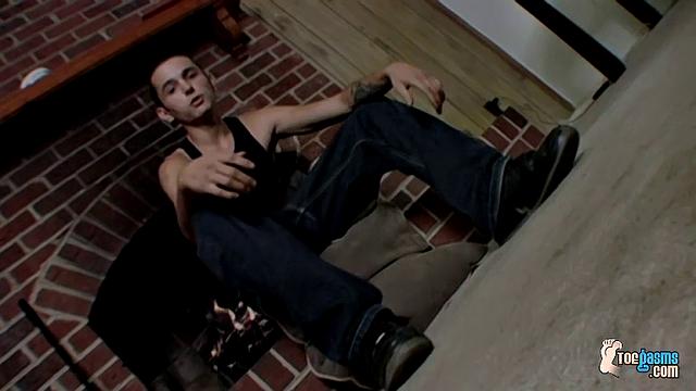 Hung Boy Barefoot Jerking It! - Wiley