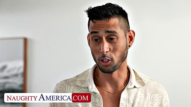 Busty Sasha Pearl gets pussy worked on by friend's boyfriend