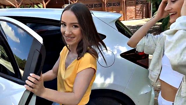 Voyeur watches and touches public cuddling in car