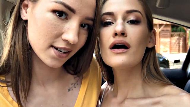 Voyeur watches and touches public cuddling in car