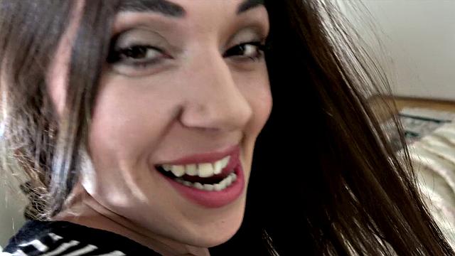 Naughty Russian MILF Flashes Her Panties in the Outdoors