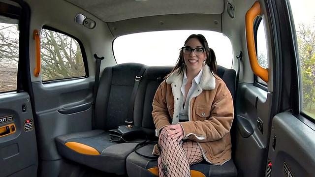 Car slut drilled by big white dick in wet pussy hole