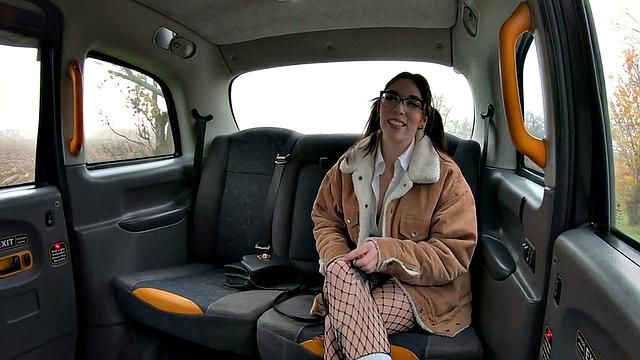 Car slut drilled by big white dick in wet pussy hole