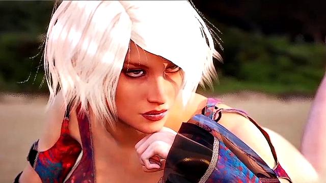 Three hot babes having sex on public beach