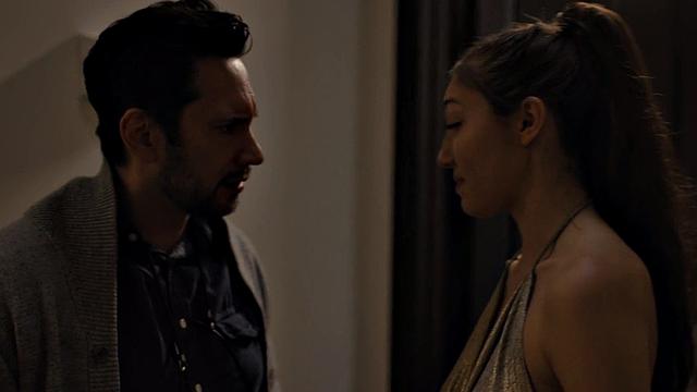 Glamour stepdaughter riding stepdad after pussylicking