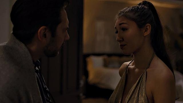 Glamour stepdaughter riding stepdad after pussylicking