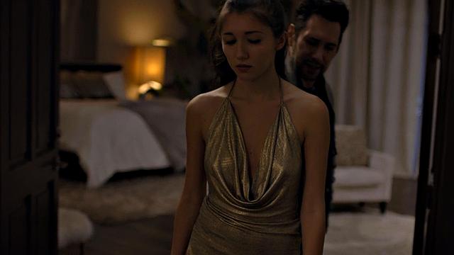 Glamour stepdaughter riding stepdad after pussylicking