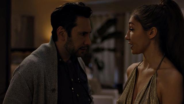 Glamour stepdaughter riding stepdad after pussylicking