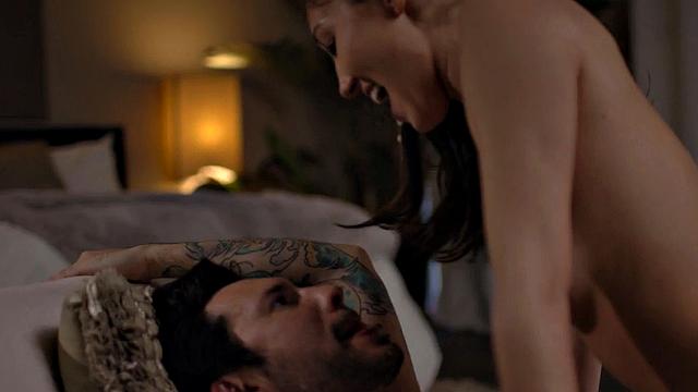 Glamour stepdaughter riding stepdad after pussylicking