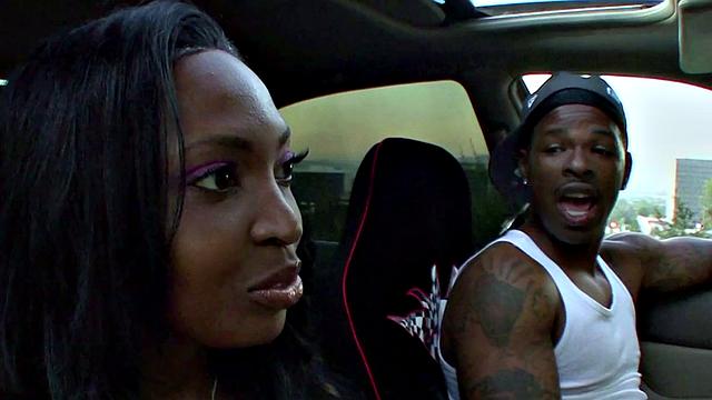 Black Babe and Step Share Cock