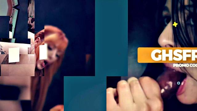 GloryholeSecrets - Hot Inked Redhead Loves Deepthroating Cocks At The Gloryhole